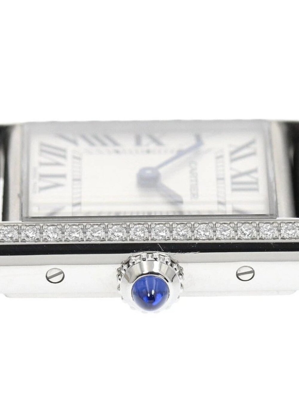 CARTIER tank mast SM W4TA0016 Diamond Bezel Quartz Ladies Watch_960905 - Picture 6 of 7